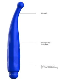 Luminous Mini Vibro Lyra 15cm Bleu 13 Luminous Mini Vibro Lyra 15cm Bleu -Sextoys boutique mini vibro lyra 15cm bleu 5