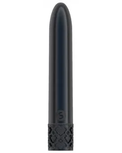 Royal Gems Mini Vibro Shiny 11cm Noir
