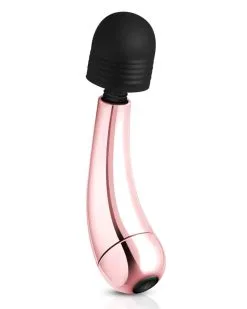Rosy Gold Mini Wand Curve Massager 13 X 3 Cm - Tête 30mm
