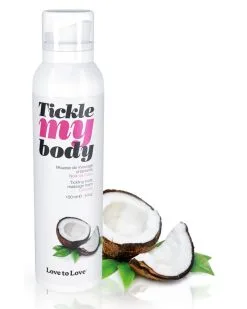 Love To Love Mousse De Massage Crépitante Tickel My Body Noix De Coco 150ml