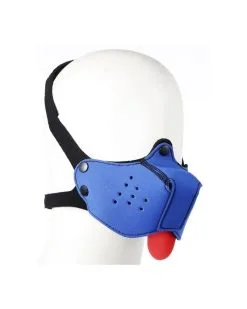 Kinky Puppy Museau + Langue Néoprène PUPPY Bleu