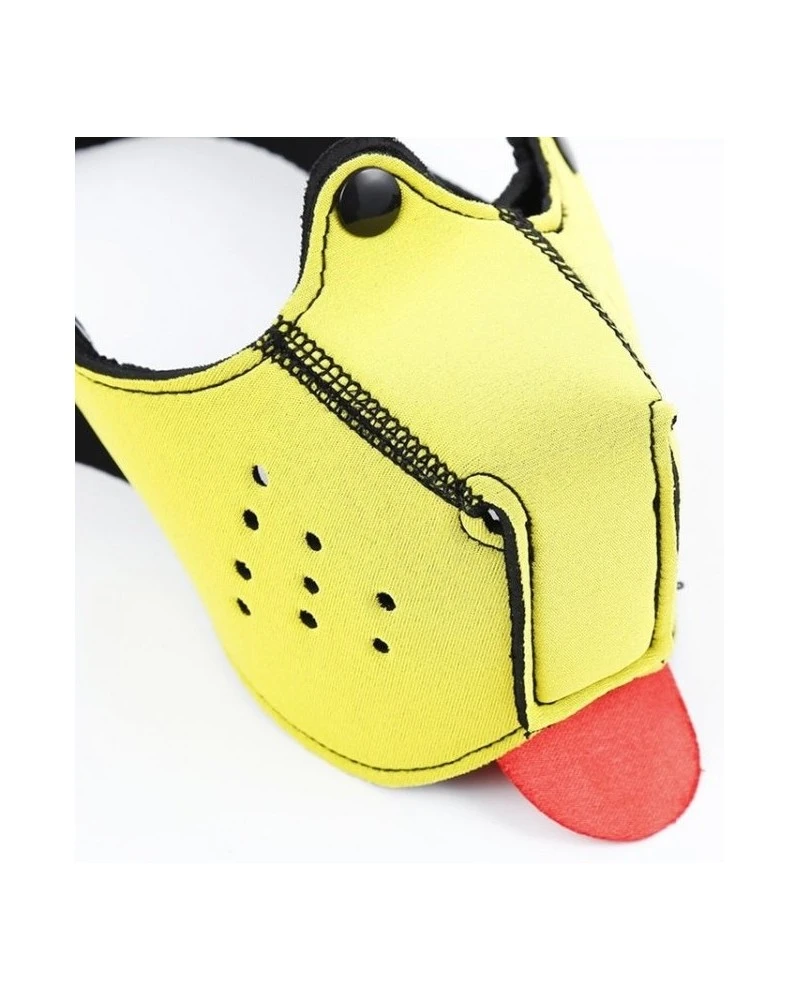 Kinky Puppy Museau + Langue Néoprène Puppy Jaune 2 Kinky Puppy Museau + Langue Néoprène Puppy Jaune – Image 2