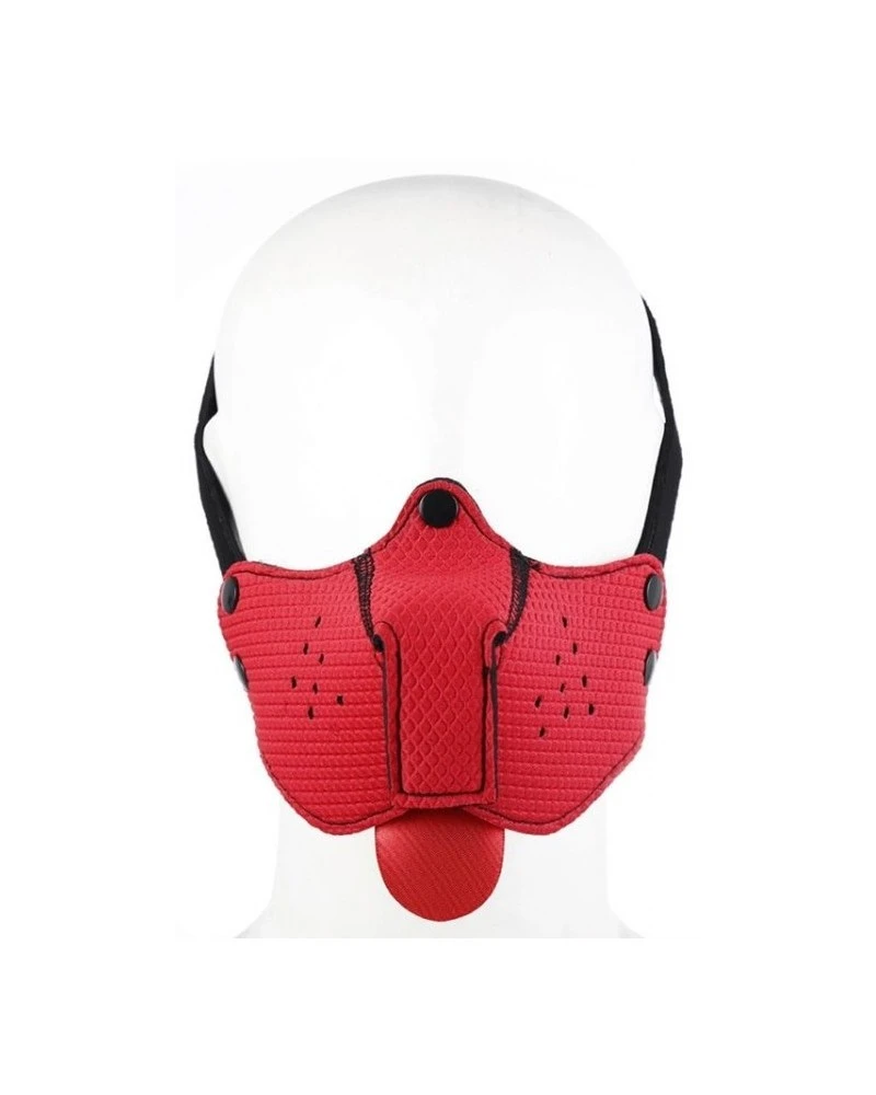 Kinky Puppy Museau + Langue Néoprène Puppy Rouge 2 Kinky Puppy Museau + Langue Néoprène Puppy Rouge – Image 2