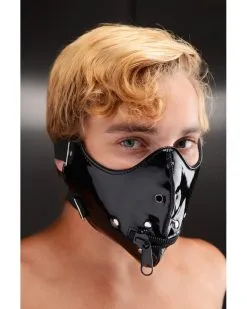 Master Series Muselière Lektor Avec Zip -Sextoys boutique museliere lektor avec zip 3