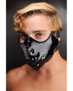 Master Series Muselière Lektor Avec Zip -Sextoys boutique museliere lektor avec zip 4