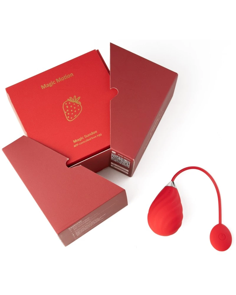 Magic Motion Oeuf Vibrant Connecté Magic Sundae 6 X 3.5cm 4 Magic Motion Oeuf Vibrant Connecté Magic Sundae 6 X 3.5cm – Image 4