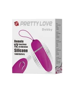 Pretty Love Oeuf Vibrant Sans Fil Violet Debby - 8.5 X 2.8 Cm -Sextoys boutique oeuf vibrant sans fil violet debby 85 x 28 cm 1