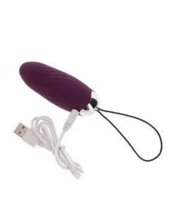 TOYJOY Happiness Oeuf Vibrant Télécommandé Eggstravagant 9 X 3.3cm -Sextoys boutique oeuf vibrant telecommande eggstravagant 9 x 33cm 3