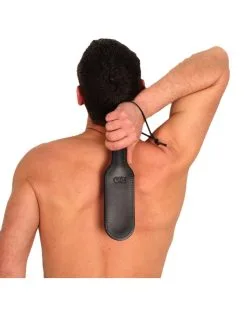 The Red Paddle En Cuir Avec Rebords Bombés 31 X 7 Cm -Sextoys boutique paddle en cuir avec rebords bombes 31 x 7 cm 2