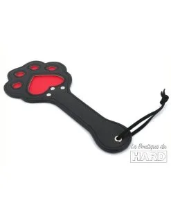Kinky Puppy Paddle Patte 28 X 13cm Noir-Rouge -Sextoys boutique paddle patte 28 x 13cm noir rouge 1