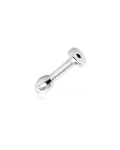 Stainless Steel Penis Plug Teardrop Metal 4.5 Cm X 12 Mm