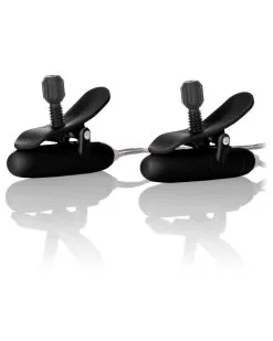 CalExotics Pince-tétons Vibrantes Nipple Teaser Noires -Sextoys boutique pince tetons vibrantes nipple teaser noires 2