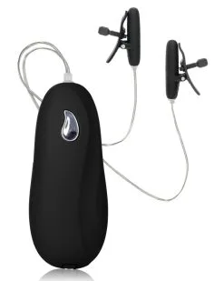 CalExotics Pince-tétons Vibrantes Nipple Teaser Noires