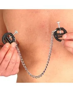 The Red Pinces A Seins PVC Avec Chaine