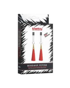 Love Toy Pinces à Tétons Glamour Rouges -Sextoys boutique pinces a tetons glamour rouges 5