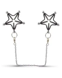 Generique Pinces Pour Tétons Étoiles Star Nipple Avec Chaîne
