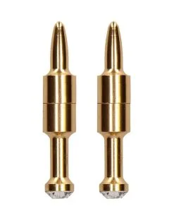 Ouch! Pinces Pour Tétons Magnétiques Diamond Pin X2 Dorées