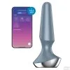 Plug Anal Vibrant Connecté Ilicious 2 Satisfyer 10 X 3cm Gris