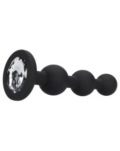 Ouch! Plug Bijou Beaded Diamond 9.5 X 2.5 Cm -Sextoys boutique plug bijou beaded diamond 95 x 25 cm 2