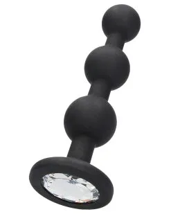 Ouch! Plug Bijou Beaded Diamond 9.5 X 2.5 Cm -Sextoys boutique plug bijou beaded diamond 95 x 25 cm 5