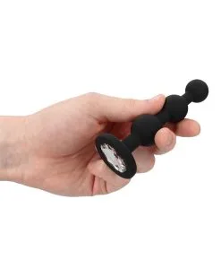 Ouch! Plug Bijou Beaded Diamond 9.5 X 2.5 Cm -Sextoys boutique plug bijou beaded diamond 95 x 25 cm 7