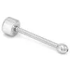 UrethralPlay Plug D'urètre Percé Groove M 6.5cm - Diamètre 9mm
