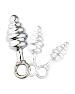 Sextoys boutique -Sextoys boutique plug en metal avec anneau butt pal 81 x 4cm 1