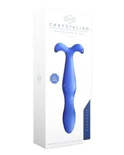 Sextoys boutique -Sextoys boutique plug en verre elegance bleu 15 x 34cm 1