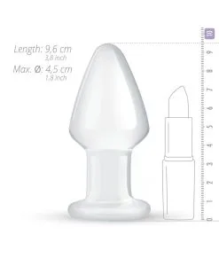 Gildo Plug En Verre N° 25 - 9.5 X 4.4 Cm -Sextoys boutique plug en verre n 25 95 x 44 cm 3