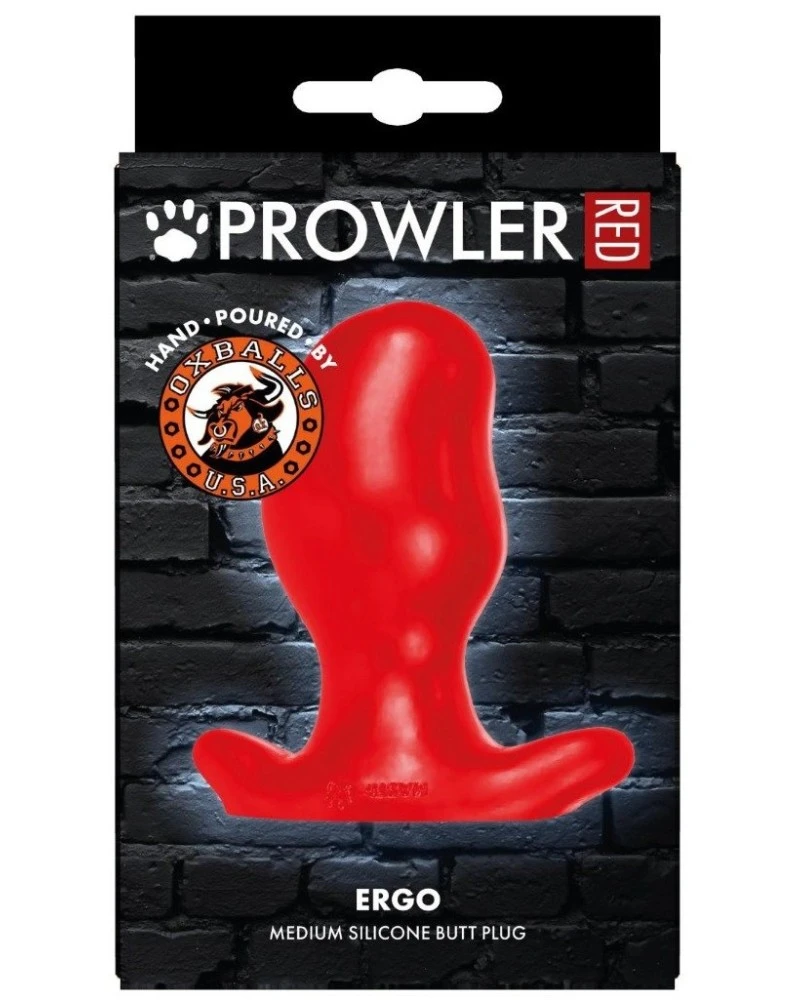 Oxballs Plug Ergo Medium 9 X 5cm Rouge 2 Oxballs Plug Ergo Medium 9 X 5cm Rouge – Image 2