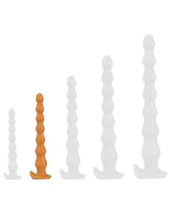 Theassgasm Plug Long Chap Beads M 27 X 4.5cm