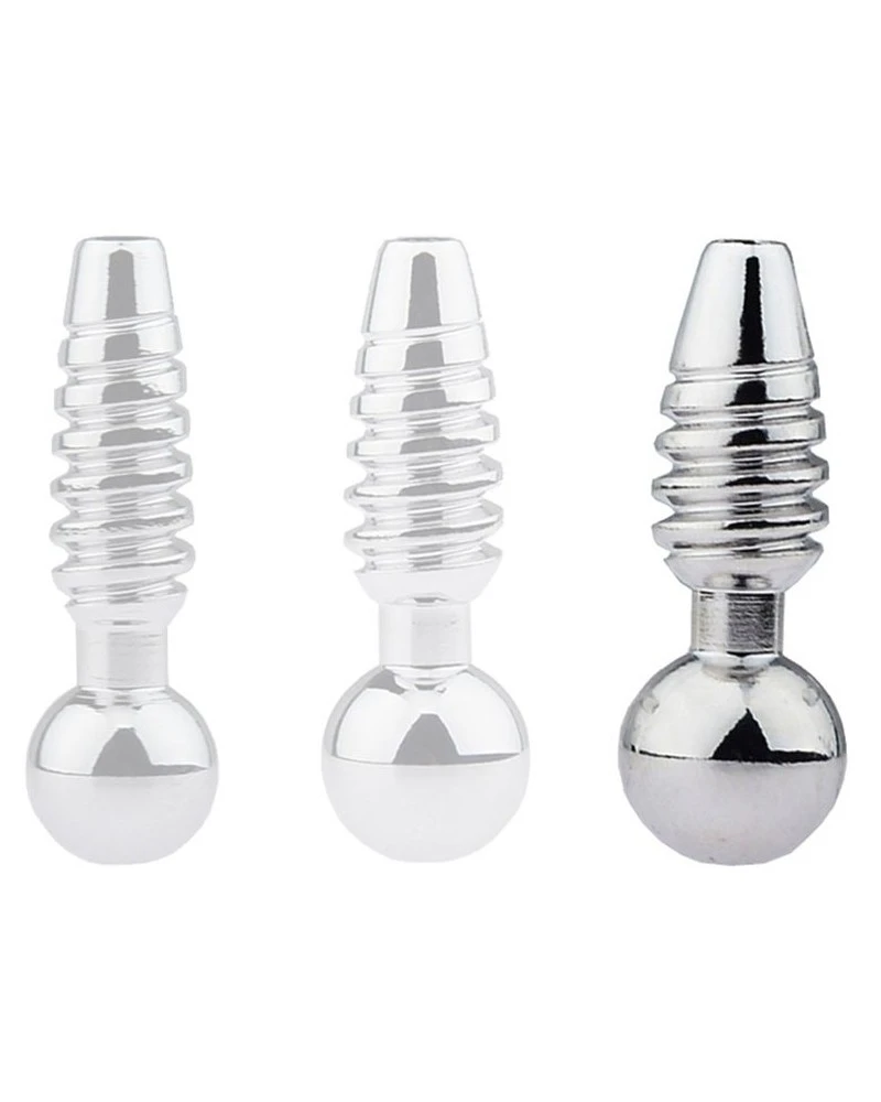 FUKR Plug Pénis Percé Screw L 2.5cm - Diamètre 10mm 1 FUKR Plug Pénis Percé Screw L 2.5cm - Diamètre 10mm