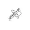 Stainless Steel Plug Percé Pour Urètre Torpedo 12mm