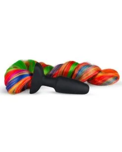 Easytoys Fetish Collection Plug Pony Avec Queue Multicolore 9.5 X 3.3cm