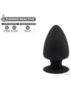 Plug Silexd Modèle 1 - S - 8 X 5cm Noir -Sextoys boutique plug silexd modele 1 s 8 x 5cm noir 2