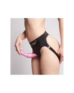 Plug Silicone Curvy Strap-On-Me L 15 X 4.6cm Rose -Sextoys boutique plug silicone curvy strap on me l 15 x 46cm rose 2