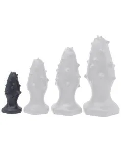 ToppedMonster Plug Silicone Monster Spike S 8 X 3.5cm Noir