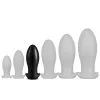 EggPlay Plug Silicone Saurus Egg L 14 X 6.5 Cm Noir