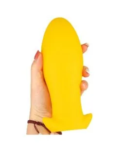 EggPlay Plug Silicone Saurus Egg XXL 18.5 X 8.5cm Jaune -Sextoys boutique plug silicone saurus egg xxl 185 x 85cm jaune 2
