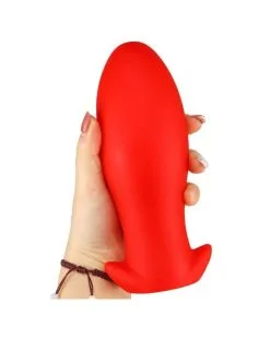 EggPlay Plug Silicone Saurus Egg XXL 18.5 X 8.5cm Rouge -Sextoys boutique plug silicone saurus egg xxl 185 x 85cm rouge 3
