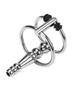 Generique Plug Urètre Percé Ribbed Ringo 4cm - Diamètre 10mm