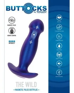 TOYJOY ButtCocks Plug Vibrant à Percussions The Wild 12.5 X 3.8cm -Sextoys boutique plug vibrant a percussions the wild 125 x 38cm 6