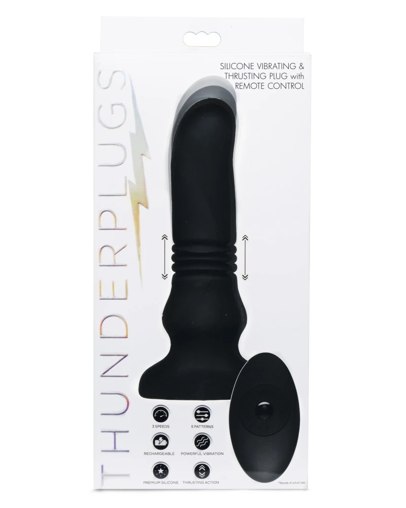 Thunderplugs Plug Vibrant Avec Action De Poussée 15 X 3.5 Cm 2 Thunderplugs Plug Vibrant Avec Action De Poussée 15 X 3.5 Cm – Image 2