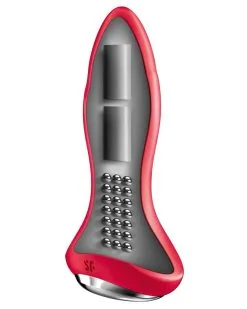 Plug Vibrant Connecté Rotator 1 Satisfyer 10 X 4cm Rouge -Sextoys boutique plug vibrant connecte rotator 1 satisfyer 10 x 4cm rouge 2