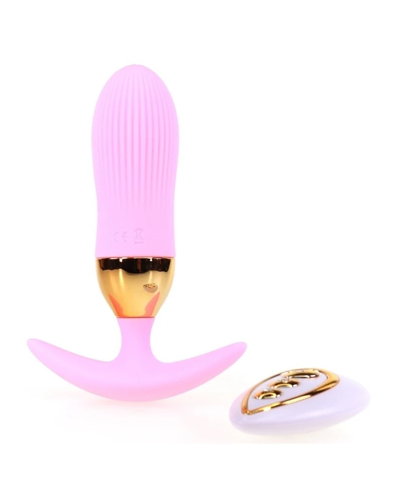 Generique Plug Vibrant Stripe Egg 10 X 3cm Rose 1 Generique Plug Vibrant Stripe Egg 10 X 3cm Rose