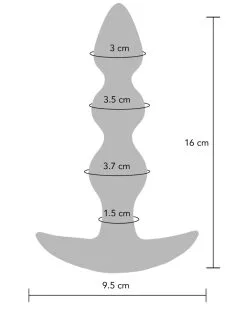 TOYJOY ButtCocks Plug Vibrant The Bold 14 X 3.3cm Bleu -Sextoys boutique plug vibrant the bold 14 x 33cm bleu 7