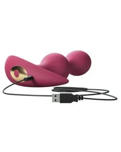 Love To Love Plug Vibrant Twinny Bud 10.5 X 3cm Rose -Sextoys boutique plug vibrant twinny bud 105 x 3cm rose 3