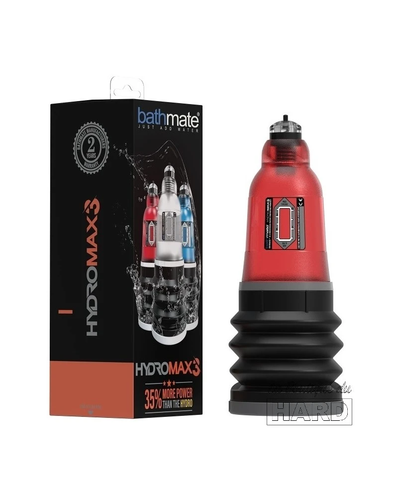 Bathmate Pompe à Pénis Hydromax 3 Rouge 2 Bathmate Pompe à Pénis Hydromax 3 Rouge – Image 2