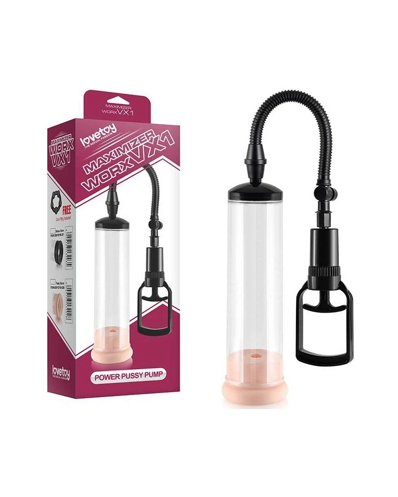 Love Toy Pompe à Pénis Maximizer Pussy Flesh 20 X 6 Cm 2 Love Toy Pompe à Pénis Maximizer Pussy Flesh 20 X 6 Cm – Image 2