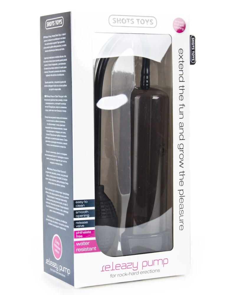Shots Toys Pompe A Penis Releazy 19 X 5.5 Cm Noire Taille XL 2 Shots Toys Pompe A Penis Releazy 19 X 5.5 Cm Noire Taille XL – Image 2